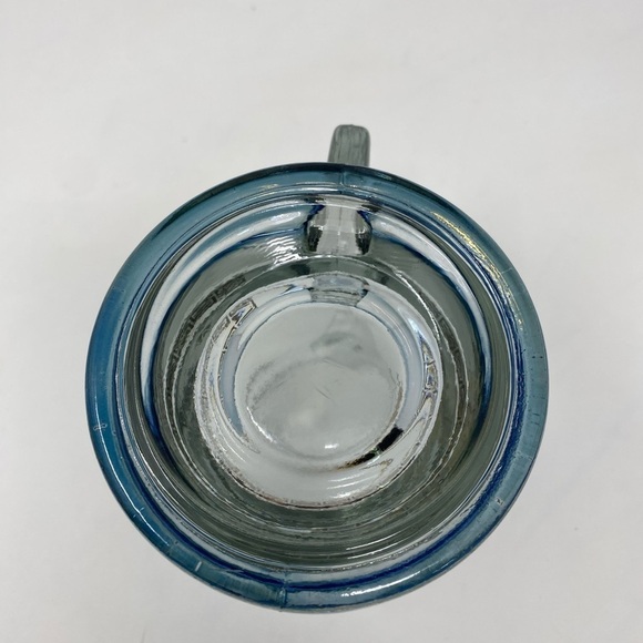 Vintage Princess House Wild Game Series Ice Blue Glass Pheasant Bird Stein Mug - Picture 4 of 5